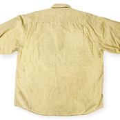 90s nautica ノーティカ CLASSIC FIT 長袖シャツ L/イエロー系 メンズ ビンテージ