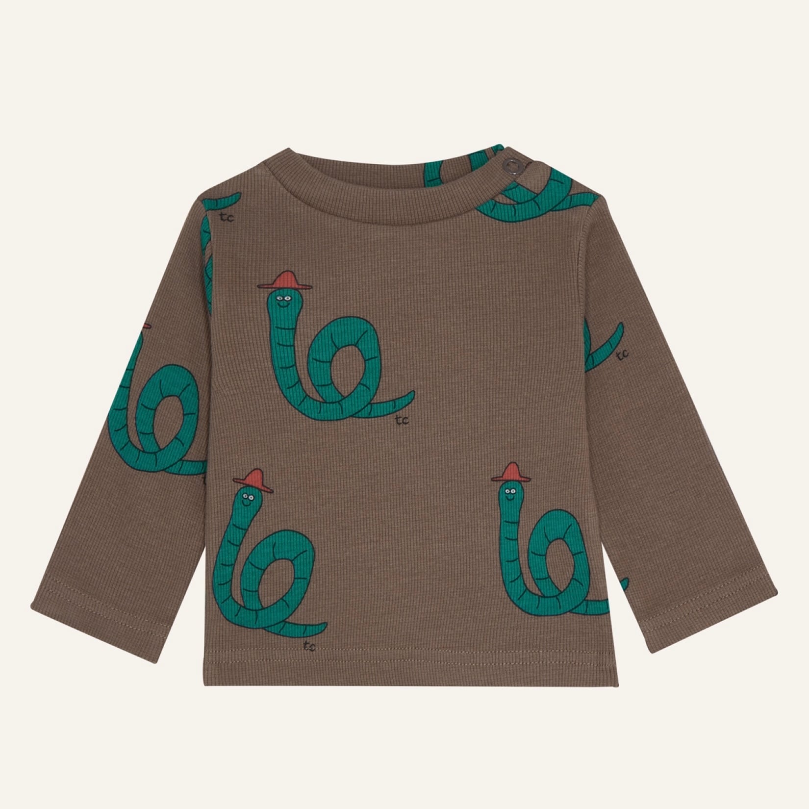 The Campamento Snakes Baby Tshirt【18-24M】Brown