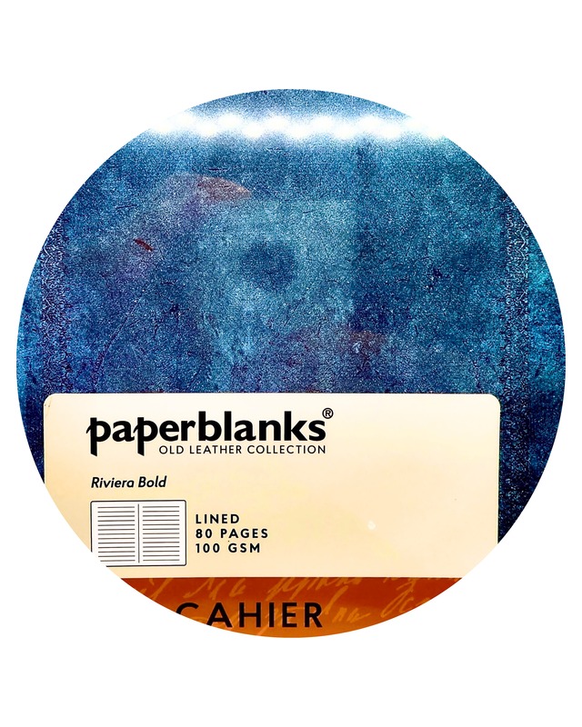 Paperblanks(ペーパーブランクス)　cahiers（カイエ）ノート　アンティークレザー　罫線　80ページ