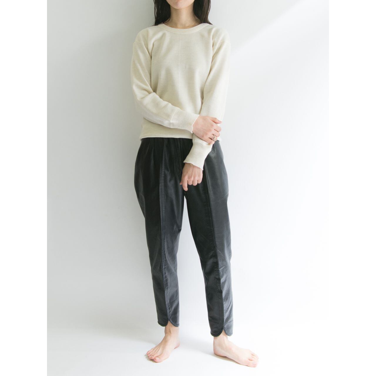 Leather motorcycle gurkha pants（レザーグルカパンツ）3b