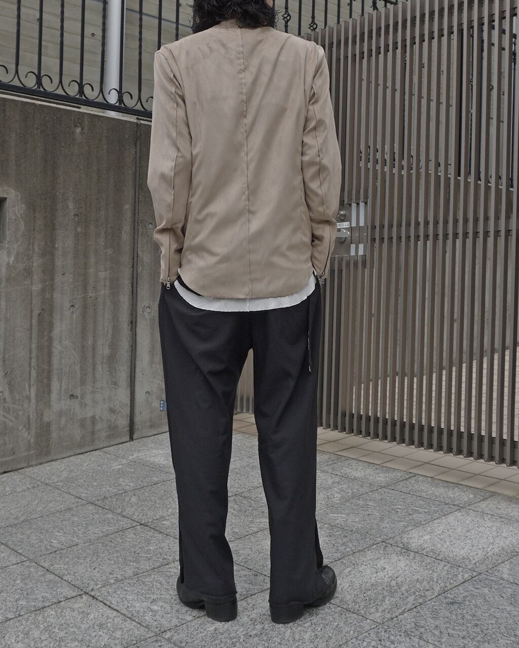 第1次発売 ASKYY / 3 ZIPPER RIDERS JACKET -SAND- | ASKYY TOKYO FLAGSHIP