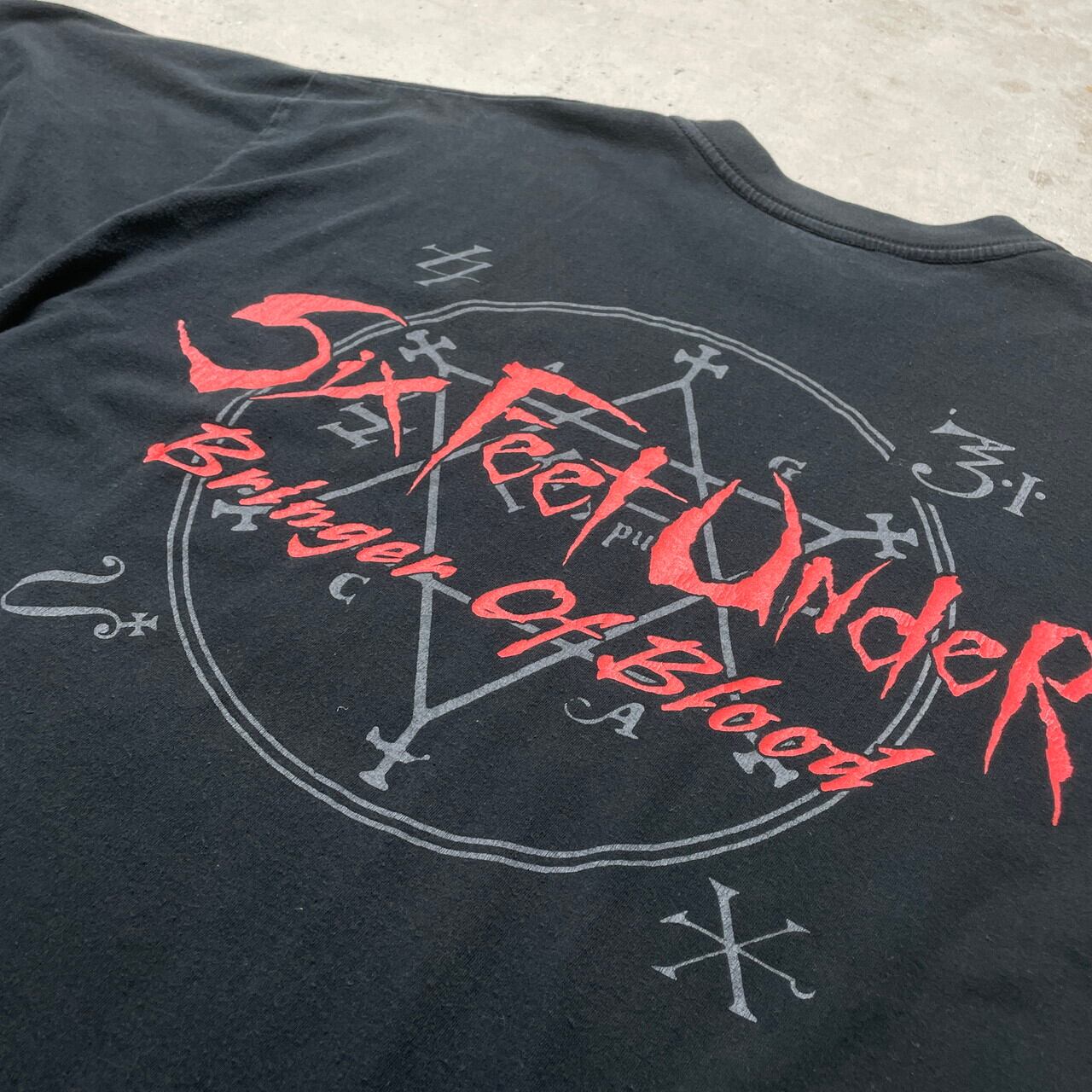 Six Feet Under - Bringer of Blood バンドTシャツ デスメタル メンズL 
