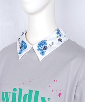 【直営店限定ITEM】シェルスパンコールフラワーフェイクカラー (WHITE) CQ-48504H