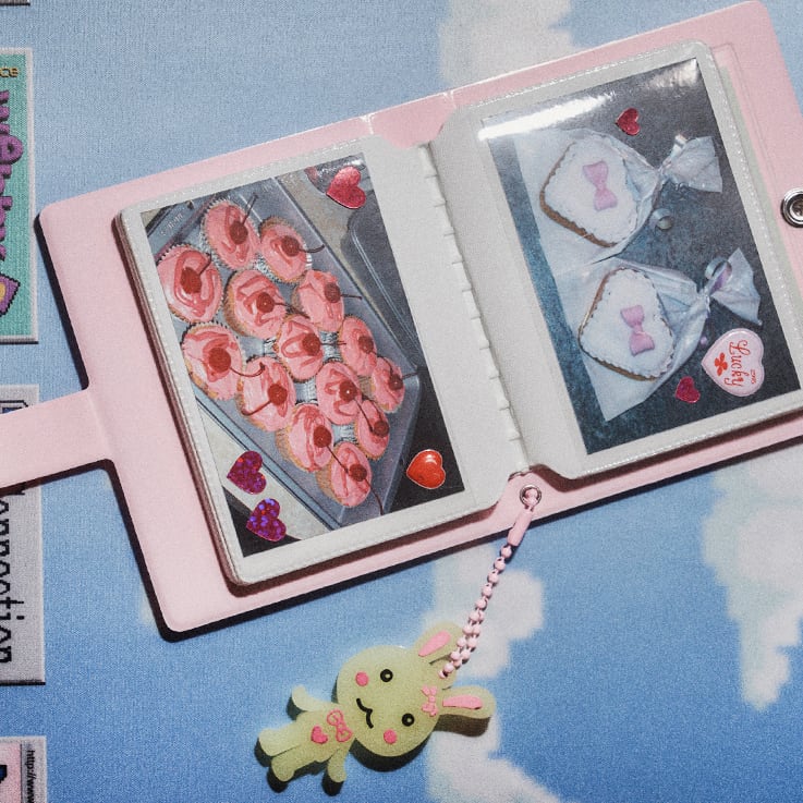 THENCE] Shimmer コレクトブック ミニ (Pink) | moim - 韓国雑貨や小物