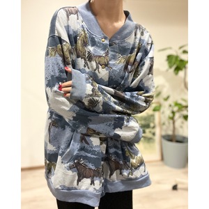 HORS PRINT SWEAT JACKET