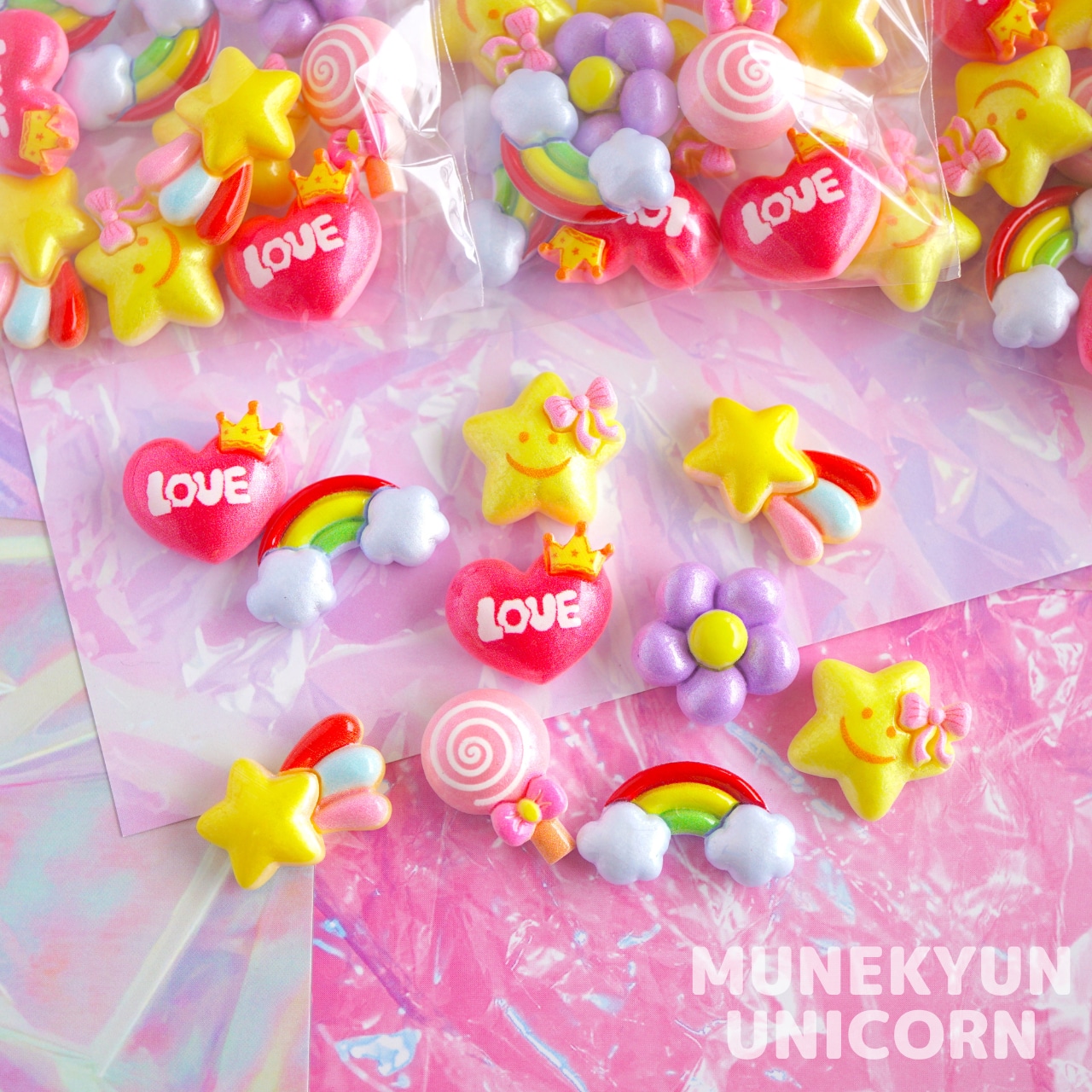 #L063【1個あたり42円】ピクシー ドリーム バルーン デコパーツパック【10個】