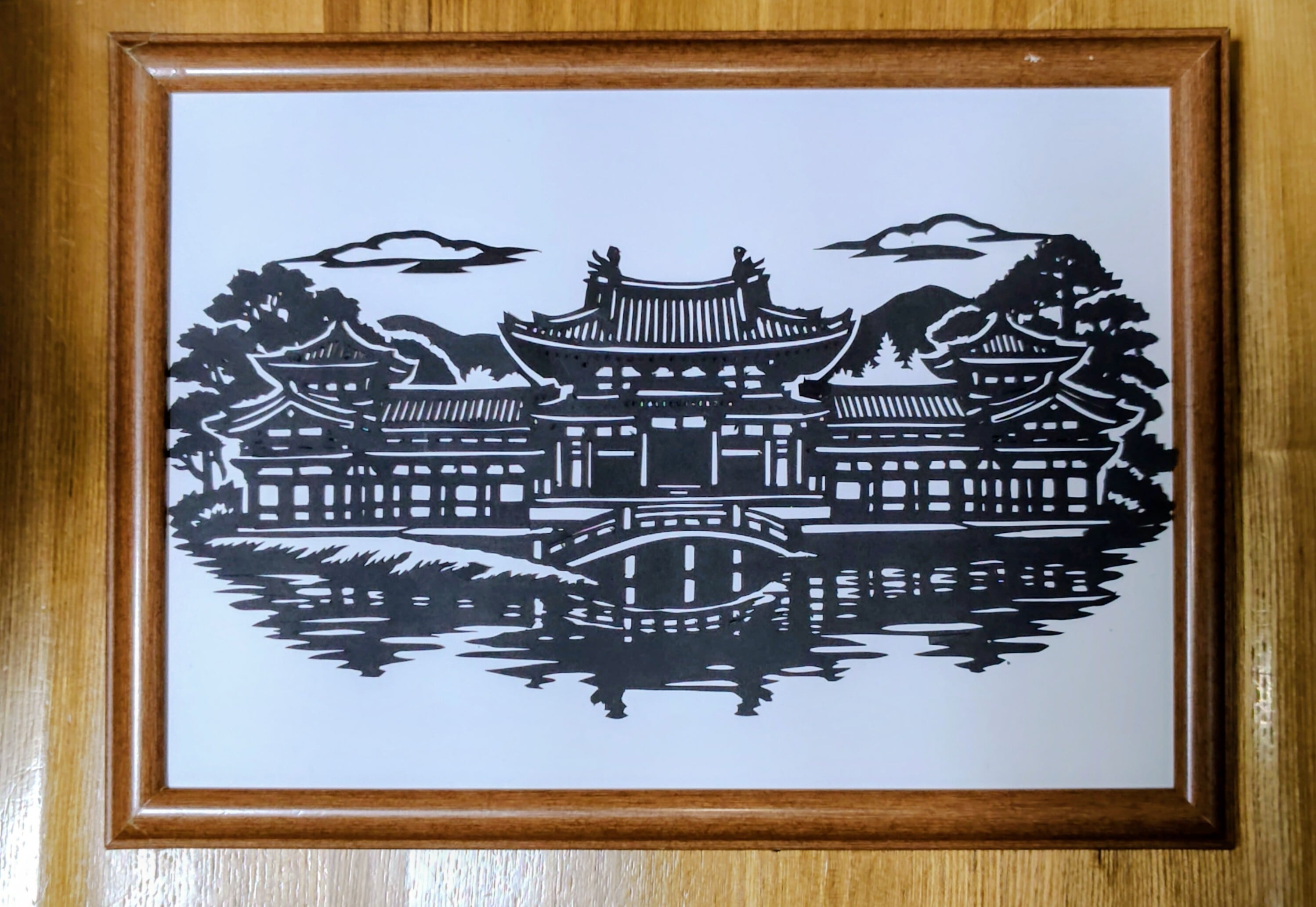 切り絵 観音菩薩様 | Miyu工房 Paper Cutting