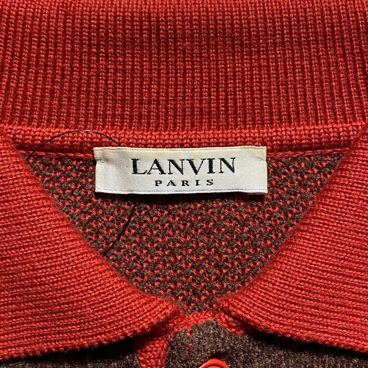 vintage LANVIN jacquard sweater