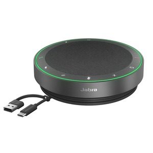 【在庫処分】Jabra Speak2 75スピーカーフォン [国内正規品] 会議用マイクスピーカー 最上位モデル 最新ノイズキャンセリング機能 有線/無線接続 MS Teams/Zoom 認定 最先端ビームフォーミングマイク スーパーワイドバンドオーディオ 65mmフルレンジスピーカー USB A/USB C接続