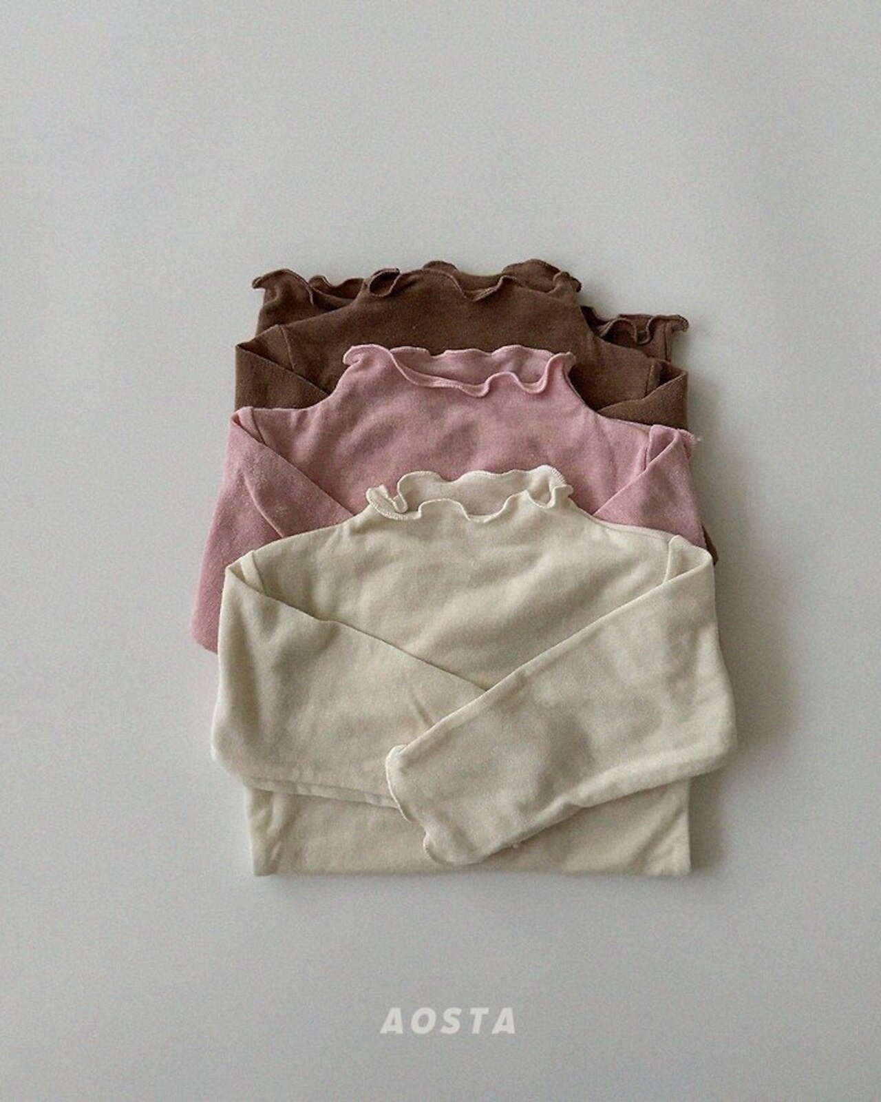 韓国子供服 / 26Autumn / Aosta / やわらかTシャツ / 秋服 *S~XXL*