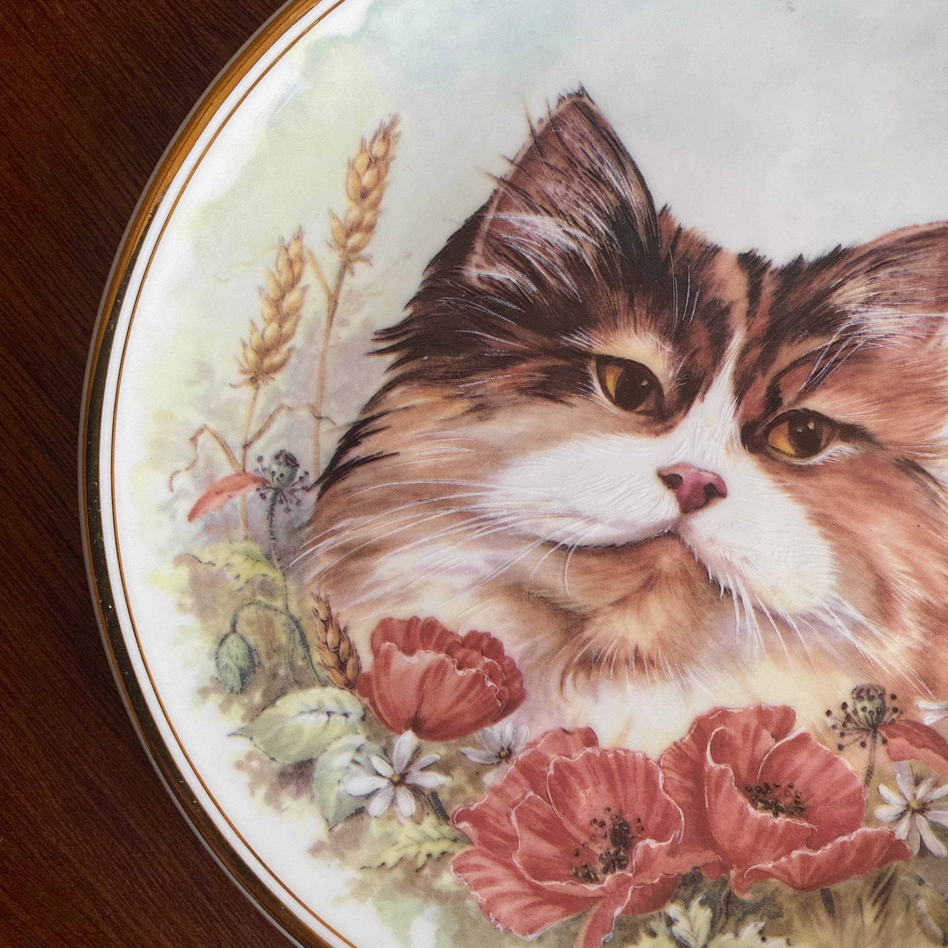 猫ちゃん柄のお皿 | Say it with Lucy's