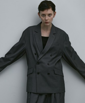 CLASSIC TR WOOL TAILORED JACKET【セットアップ対応】/ gray