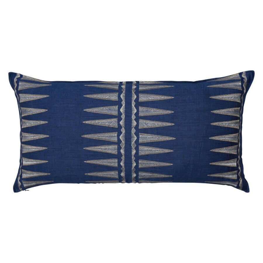 CORAL&TUSK「Quill Indigo Lumbar」 Quill柄 インディゴブルー 