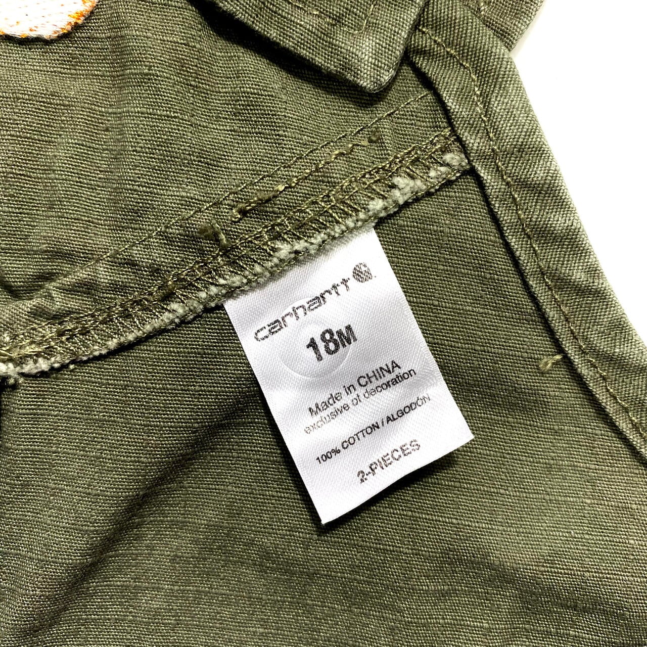 kids】カーハート オーバーオール キッズ 18M 90? リップストップ生地