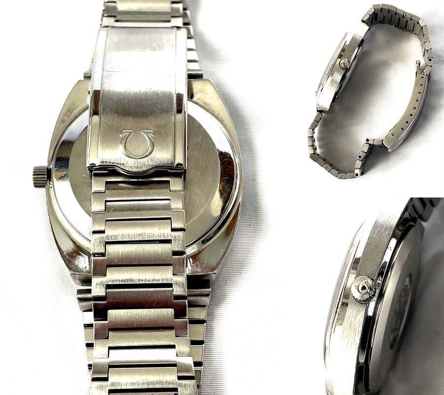 OMEGA] オメガ シーマスター ブルー TV スクリーン オートマ（自動巻き