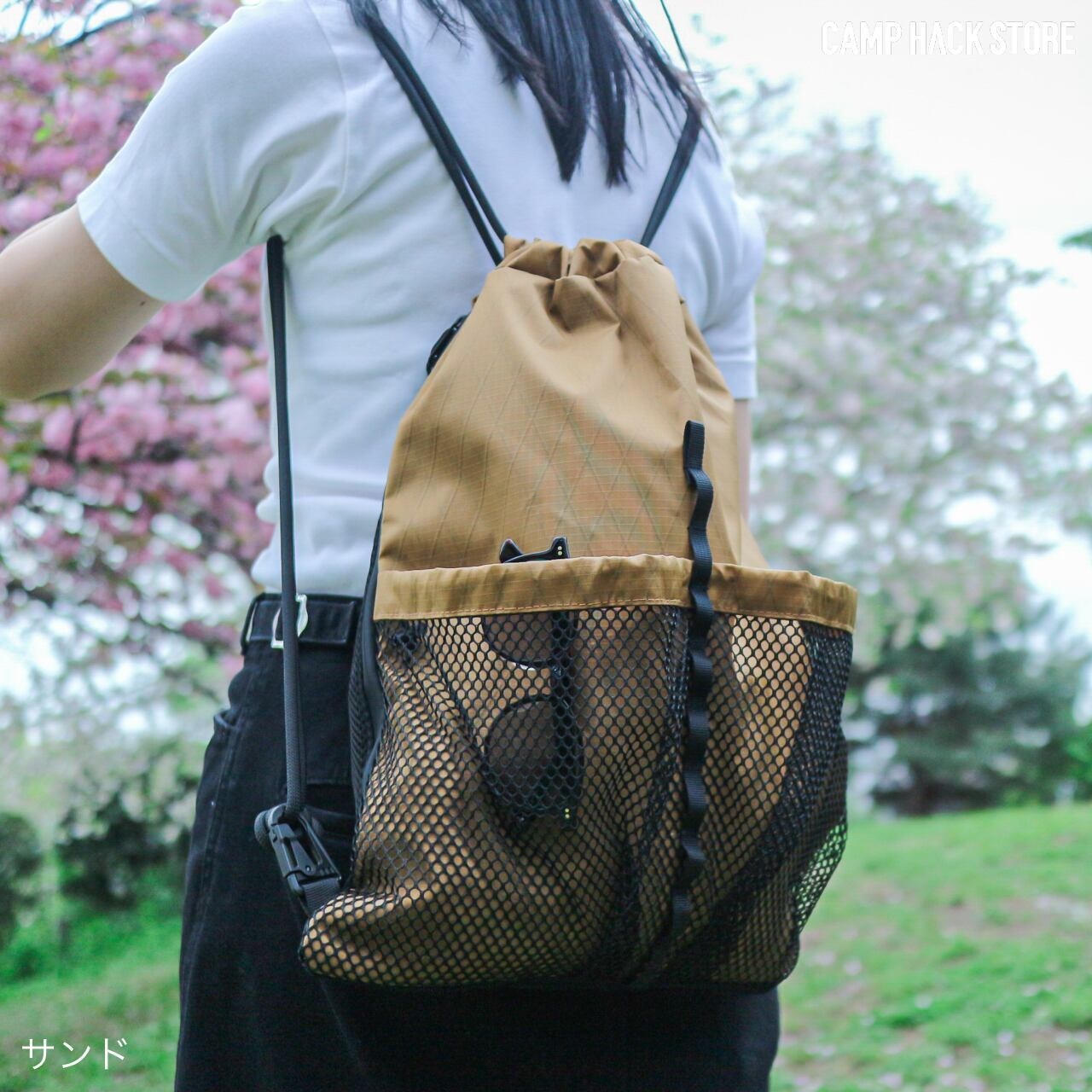 アウトドア派ナップサックがリニューアル「Osanpo Knapsack 2」