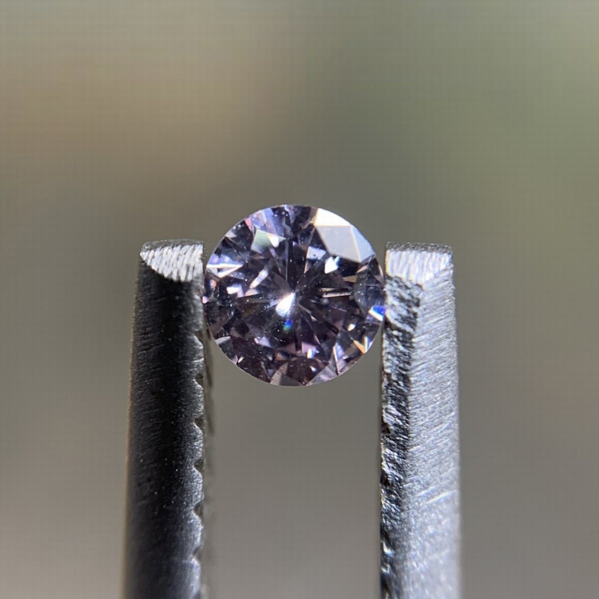 ピンクダイヤモンド 0.130CT FANCY LIGHT PURPLISH PINK | C.ARA