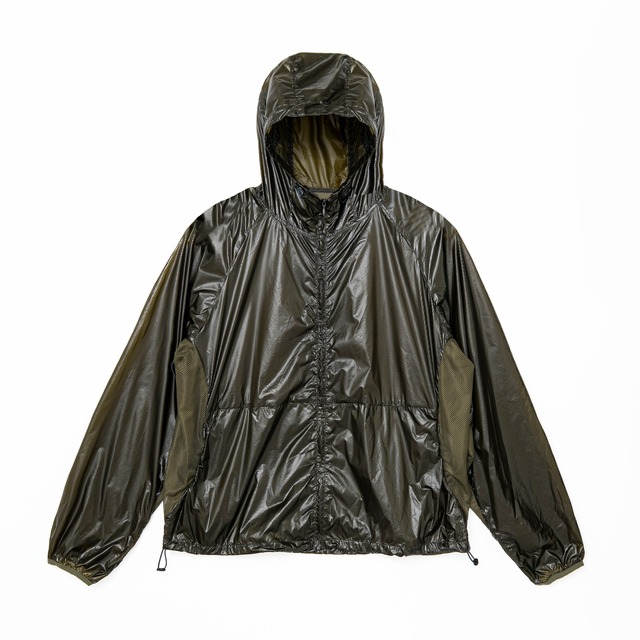 <T Sports> Sheer nylon hooded jacket（KHAKI）