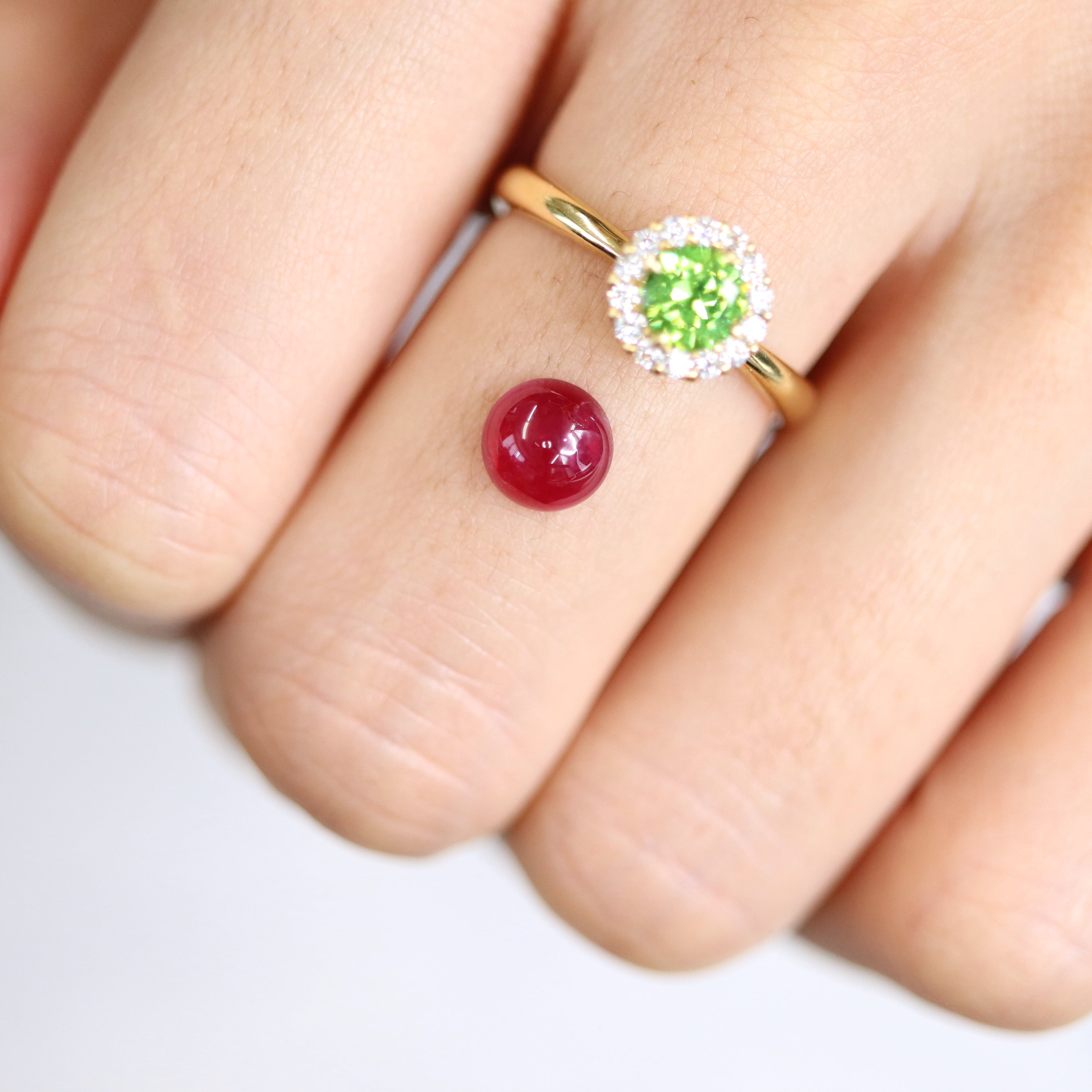 K18YGカボションルビーリング R1.322ct | FADEN JEWELRY K18YGカボションルビーリング R1.322ct | FADEN JEWELRY