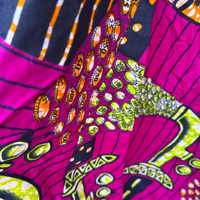 アフリカン柄アラジンパンツ