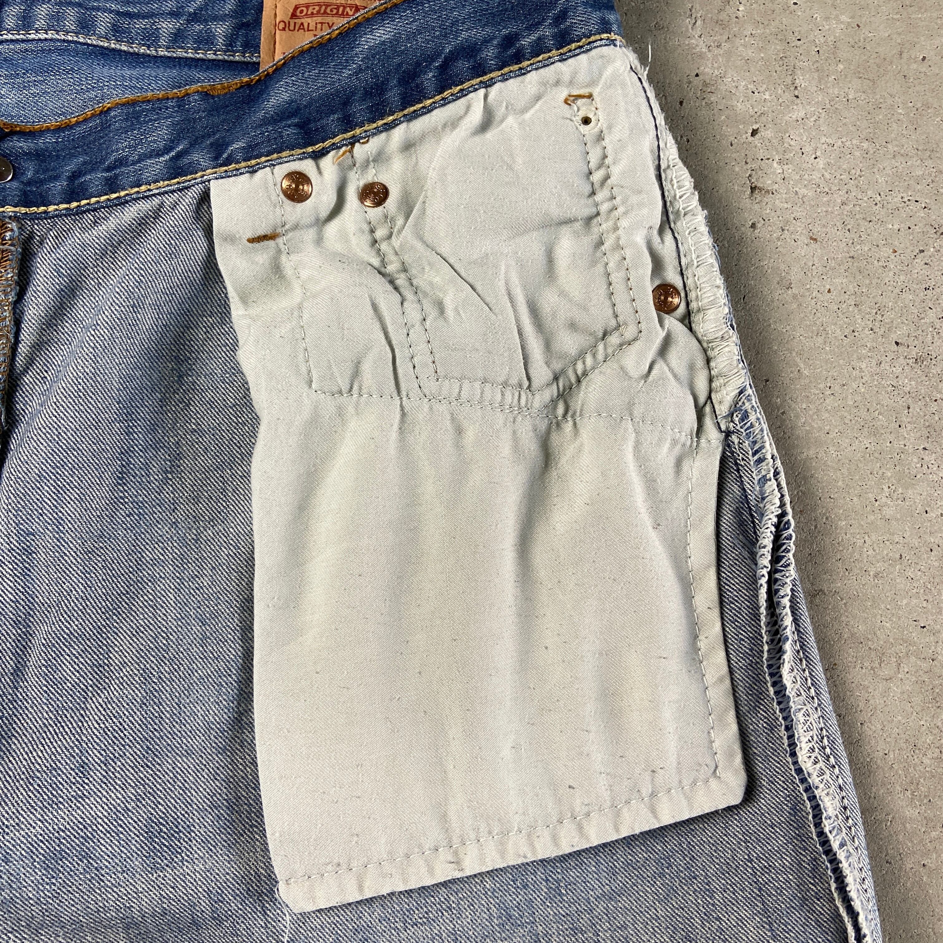00s 米国製 LEVIS 501 W34 リーバイス デニム USA 00年代 Levi's リーバイス 501 ユーロ ストレート デニムパンツ メンズ