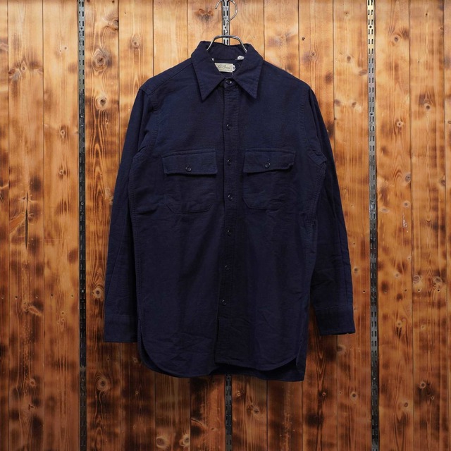 l.l.bean llbean エルエルビーン 筆記体 シャモアクロス シャツ 15/50s60s CHAMOIS CLOTH SHIRT