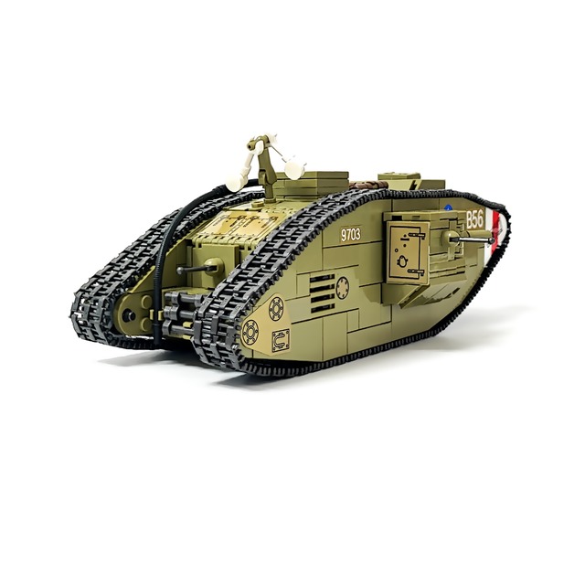 イギリス マークⅤ戦車 Mk.Ⅴtank 900PCS ESシリーズ