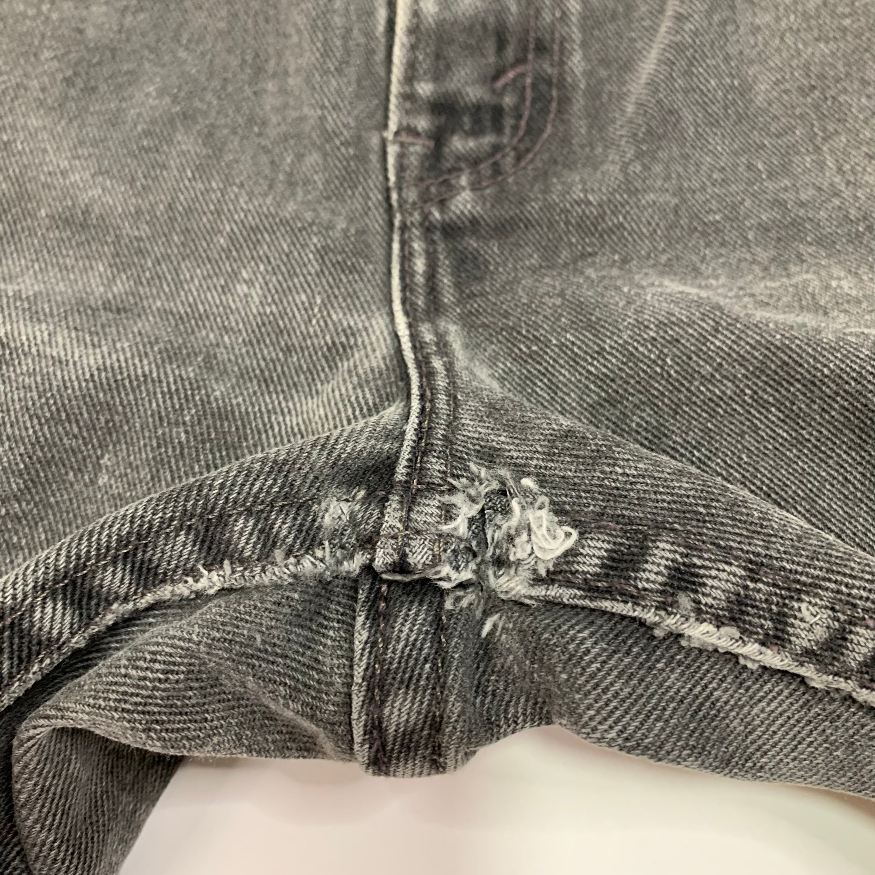 6306 Levi's リーバイス 505 ブラックデニムパンツ W38 | San Fernando