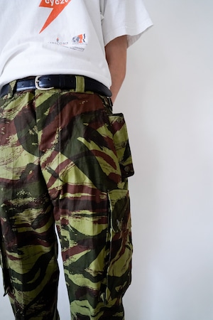 【1950-60s】"TAP47/56, size21,Dead Stock" French Army Lizard camouflage Trousers / m104