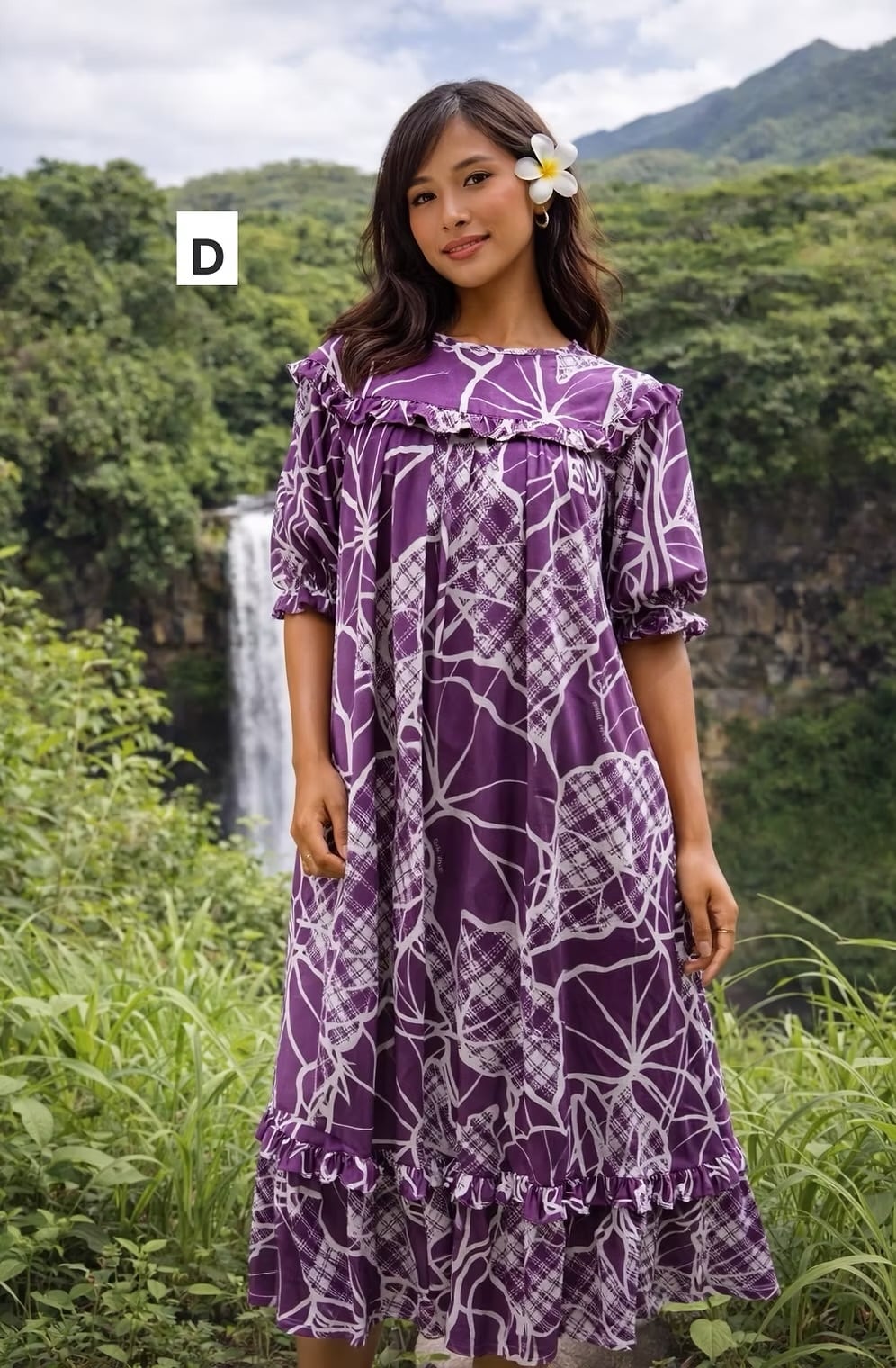 Nohea Lani D ロイヤルパープル×パウダーピンク(受注生産(予約販売))