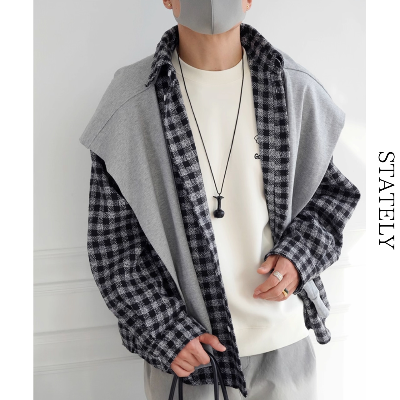 Layered Check Shirt_T61・画像9