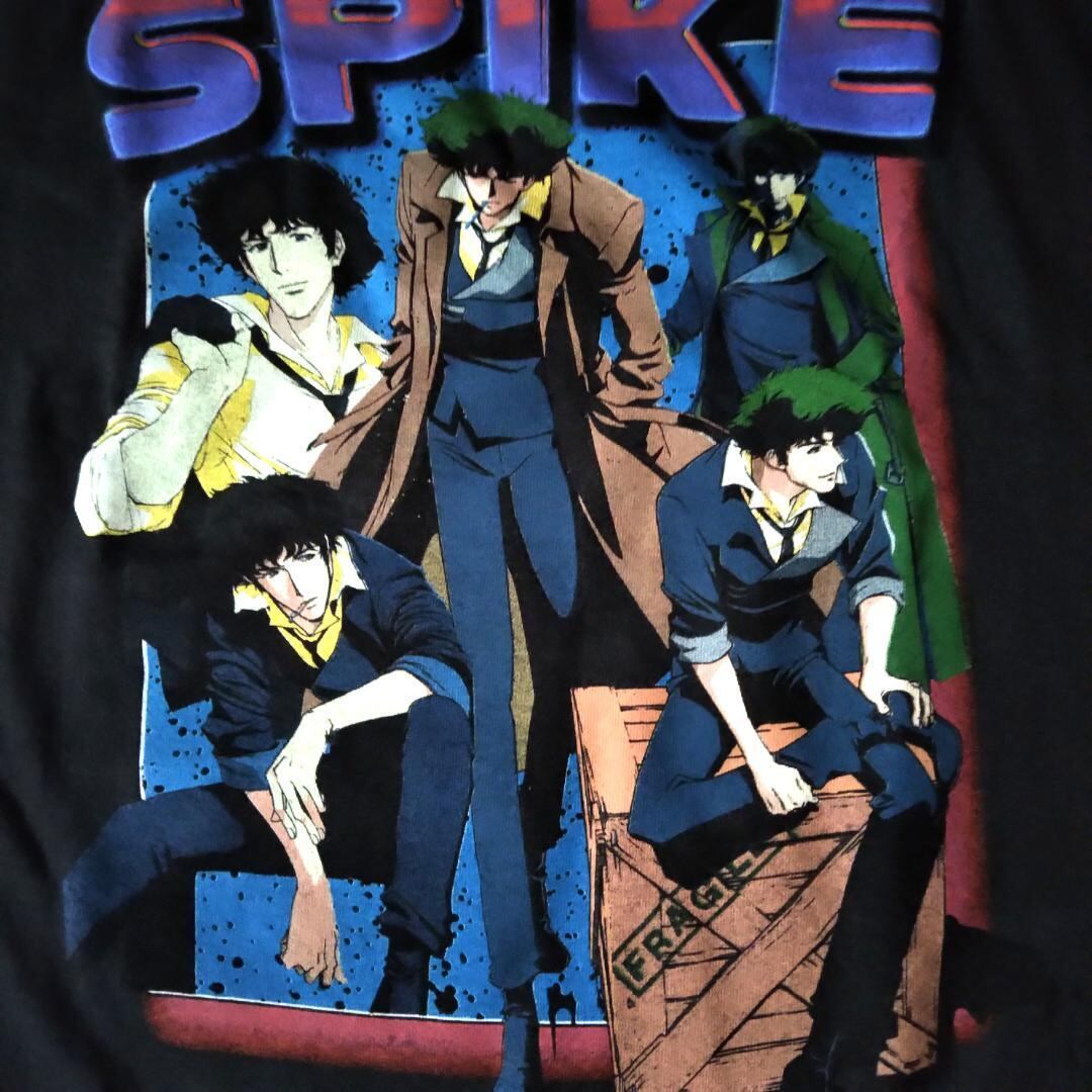海外公式 カウボーイビバップ Tシャツ XL 黒 アニメTシャツ レトロ 