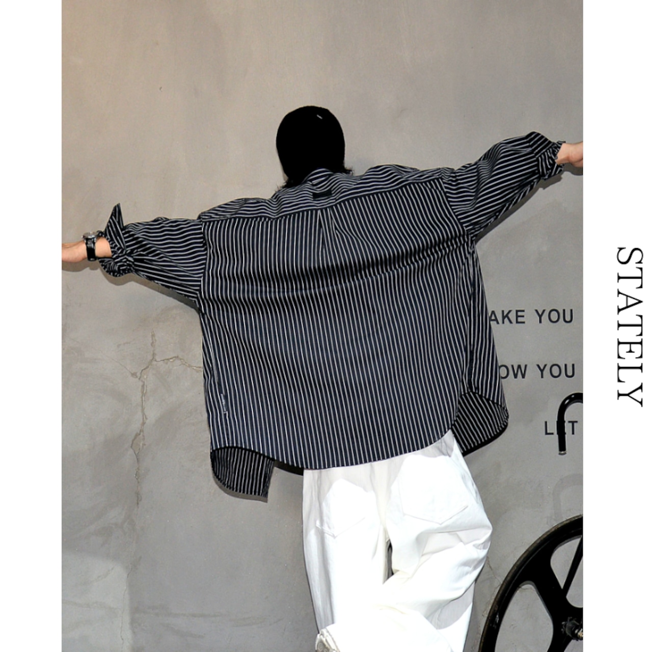 Pinstripe Flow シャツ/2color_T230・画像12