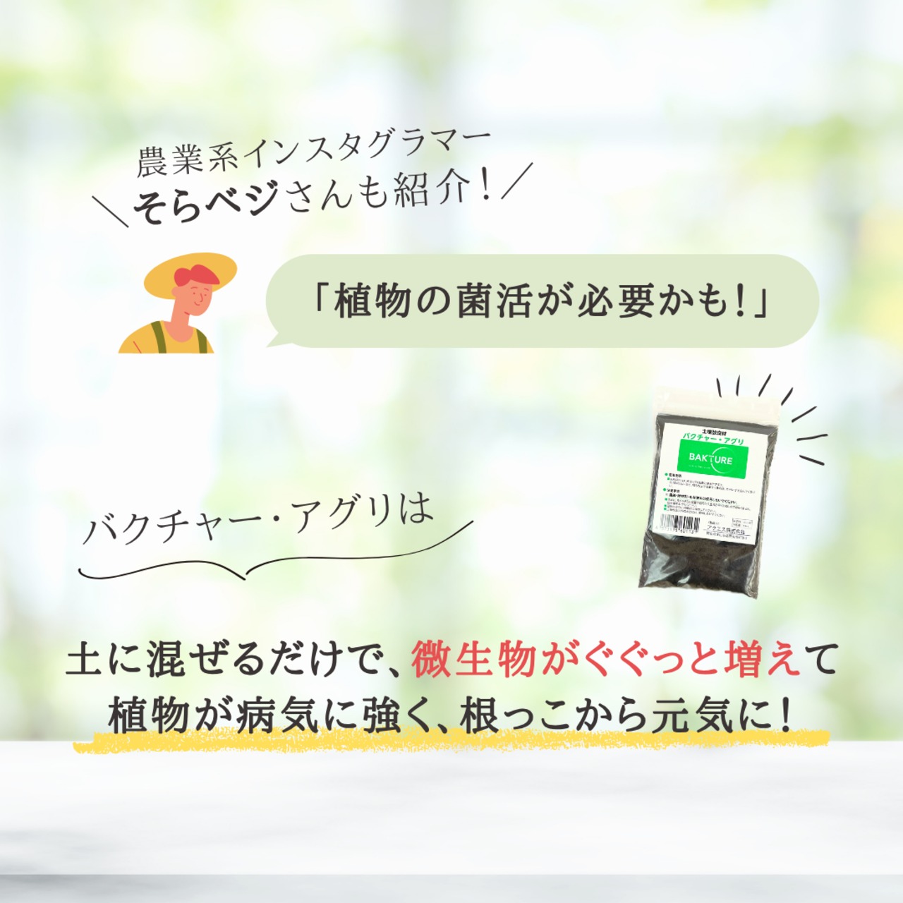 バクチャーアグリ60ml【家庭菜園用】 | BAKTURE公式ショップ