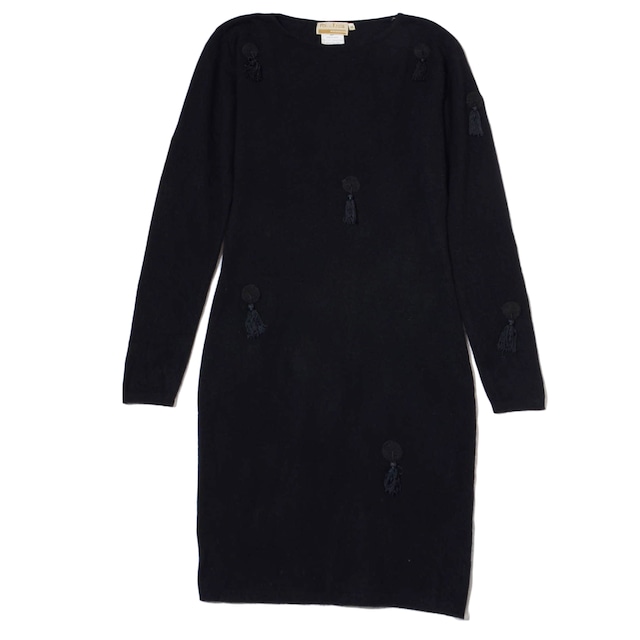 Poi by Krizia    Tassel   knit dress