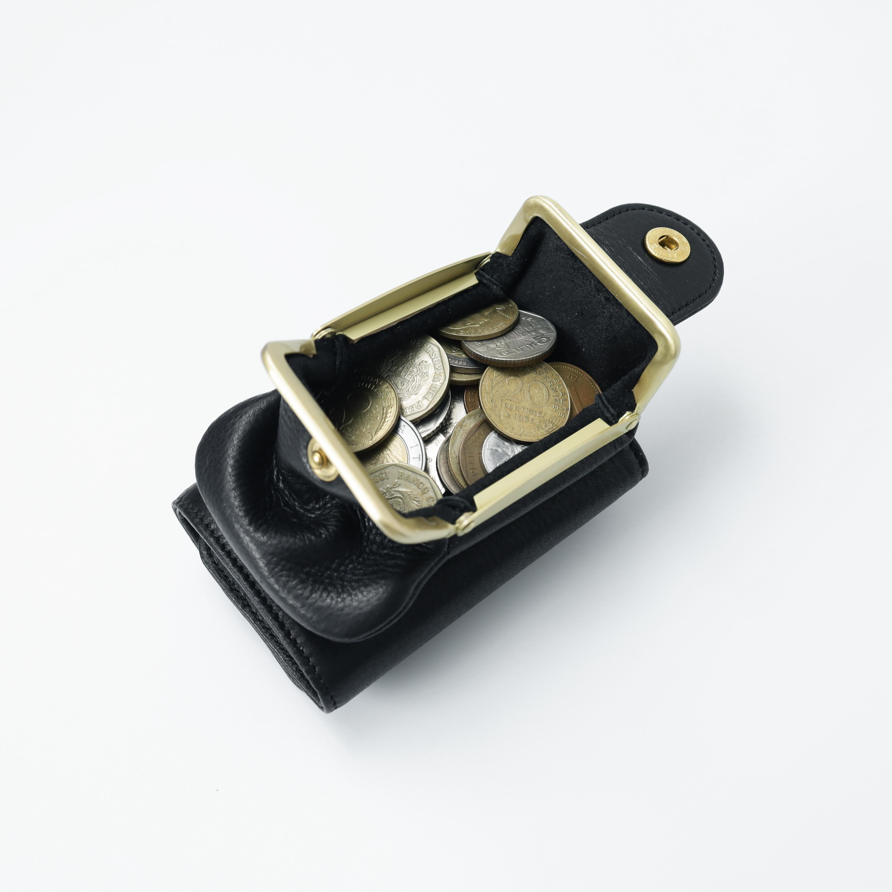 Kannon 三つ折り財布 ゴールドorマットゴールド金具 【受注生産