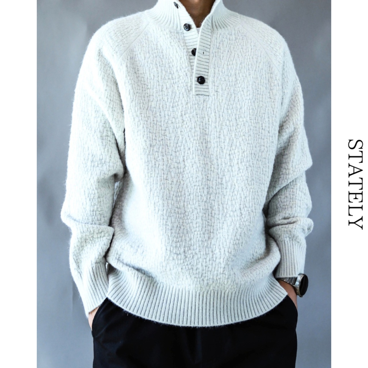 Texture Stand カラーニット/3color_T115・画像5