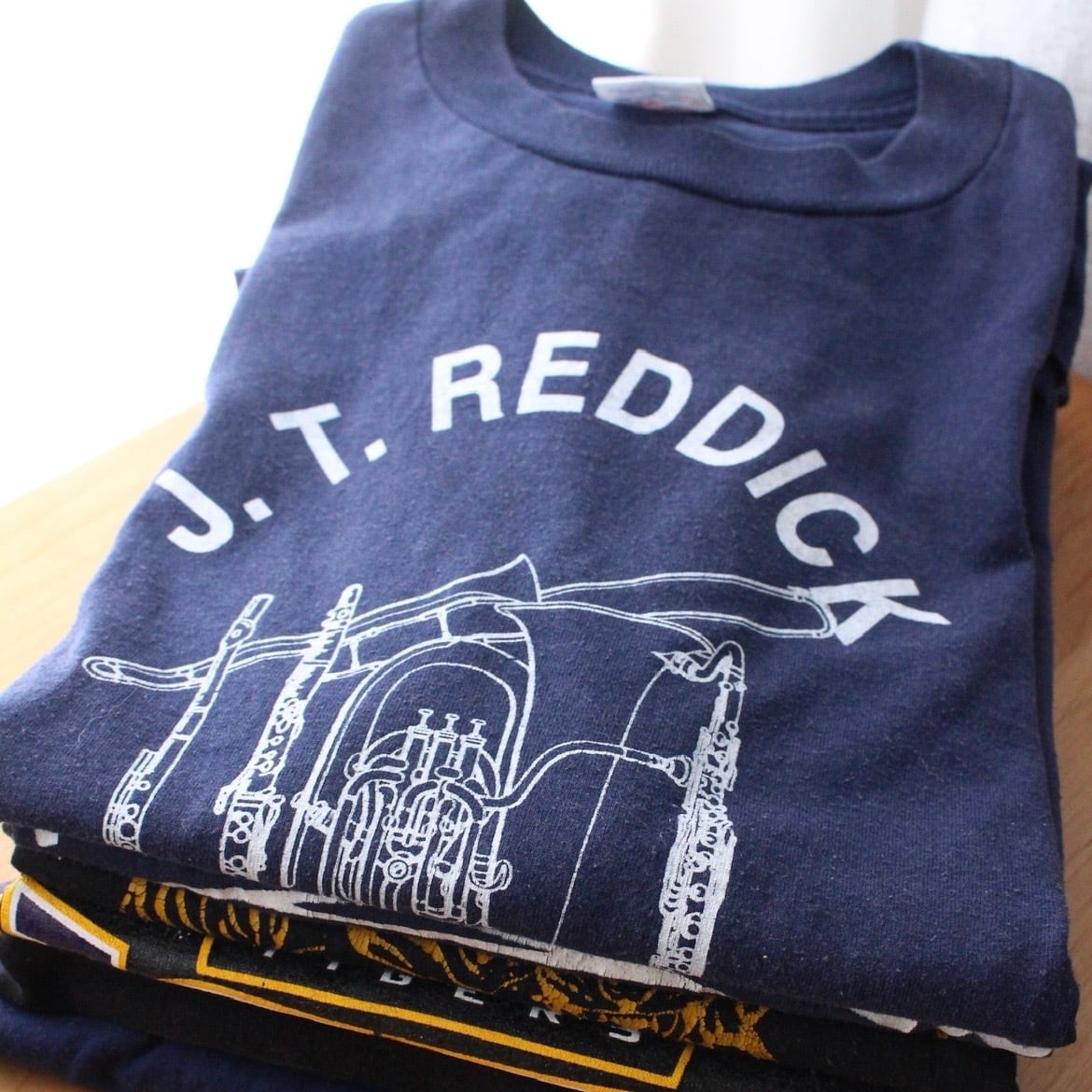 トランペットTシャツ ネイビー