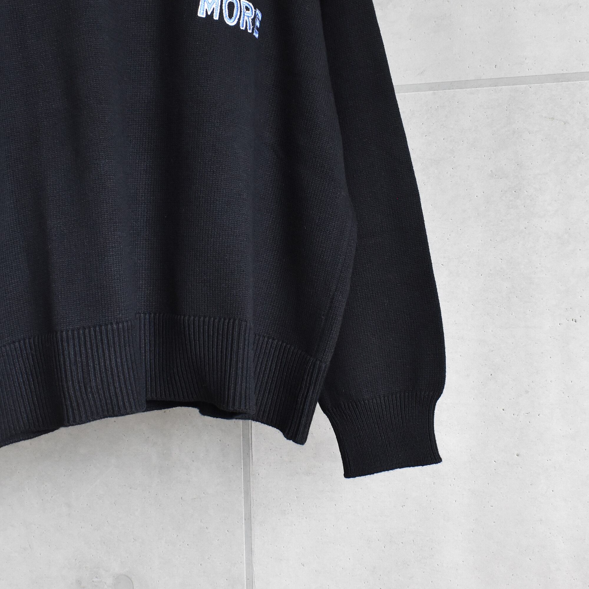 SAY NO MORE ニット｜ロゴ刺繍 | AUG ONLINE STORE 大人の女性が肩の力