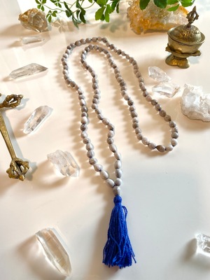 【マラビーズ・ヴァイジャンティ&お香& ヒマラヤtinyクリスタル】セット 〜Vaijante Mala&Insence&Himalayan tiny crystals〜