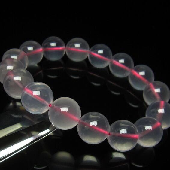 ミルキークォーツ ピンク ブレスレット 12mm [M便 1/10] 111-4987