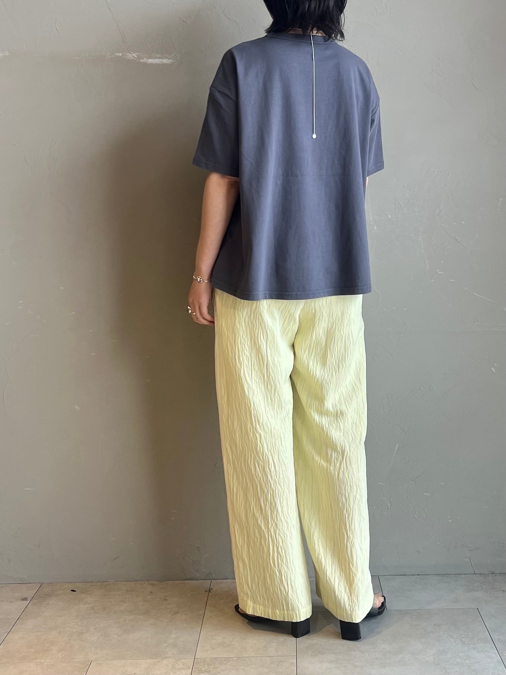 MARGAUX VINTAGE 】YEL Tシャツ（パウダー加工） | valance 福井