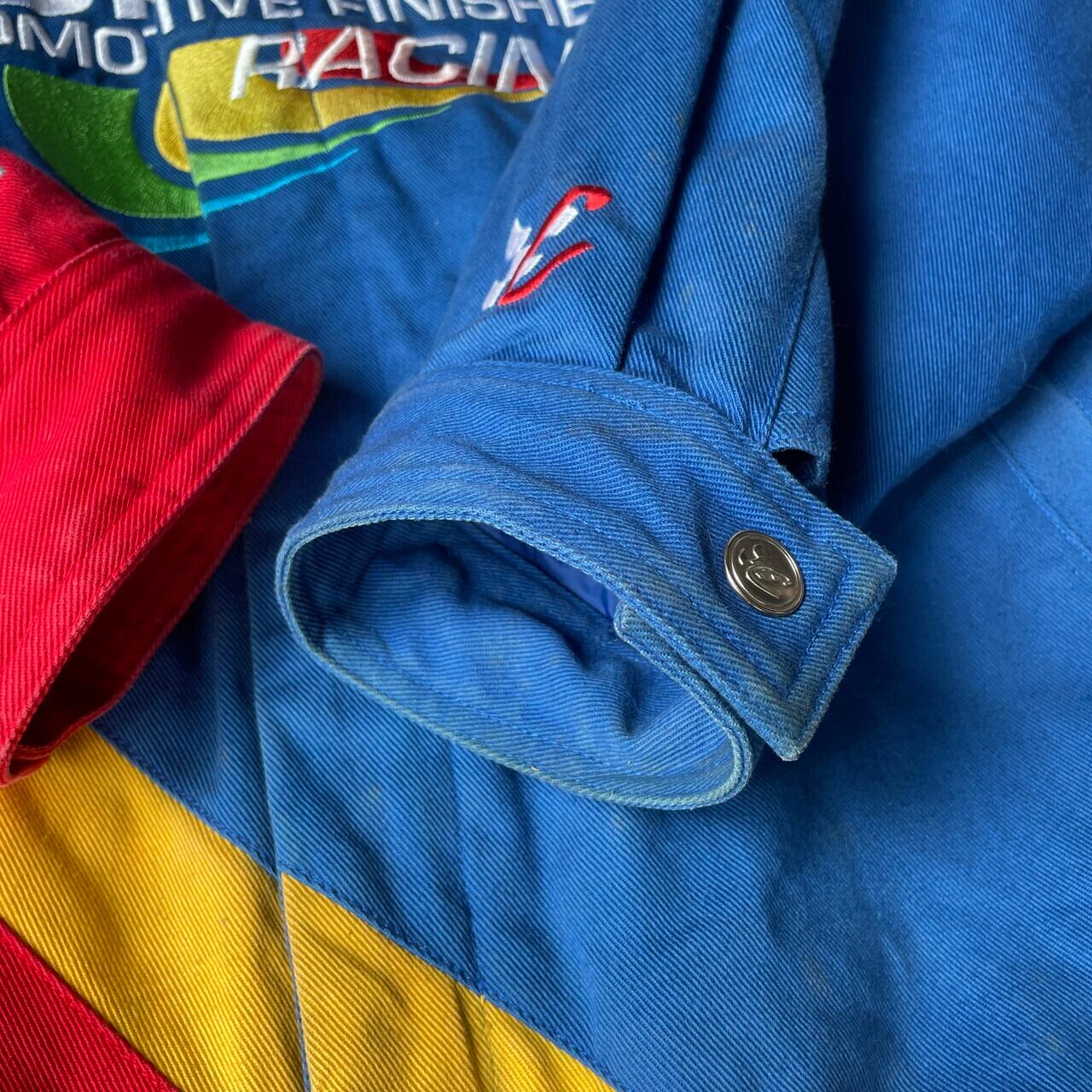 ビックサイズ Jeff Gordon DUPONT マルチカラー 企業ロゴ 刺繍