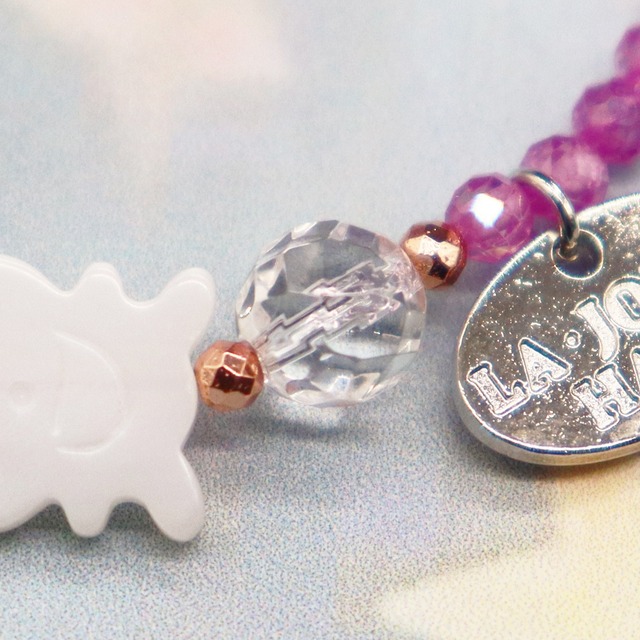 【Baby ☆ Kids Collection】マザーオブパール×ジルコニア ブレスレット