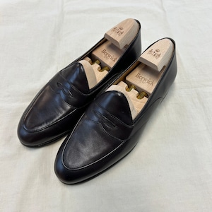 Berwick BROWN LEATHER LOAFER《41》