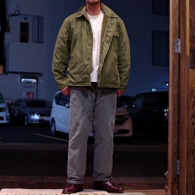 日/祝も発送 ウエアハウス Lot 2142 NAVY デッキジャケット ヘチマ 36