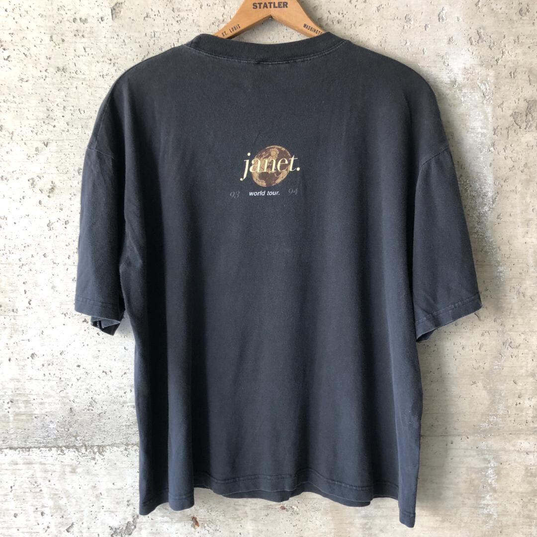 XZ506 90s Tシャツ janet. ワールドツアー ジャネットジャクソン
