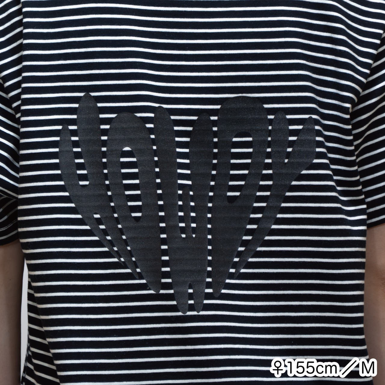 HOWDY Border TEE [ホワイト×ブラック]