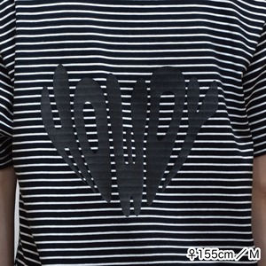 HOWDY Border TEE [ホワイト×ブラック]