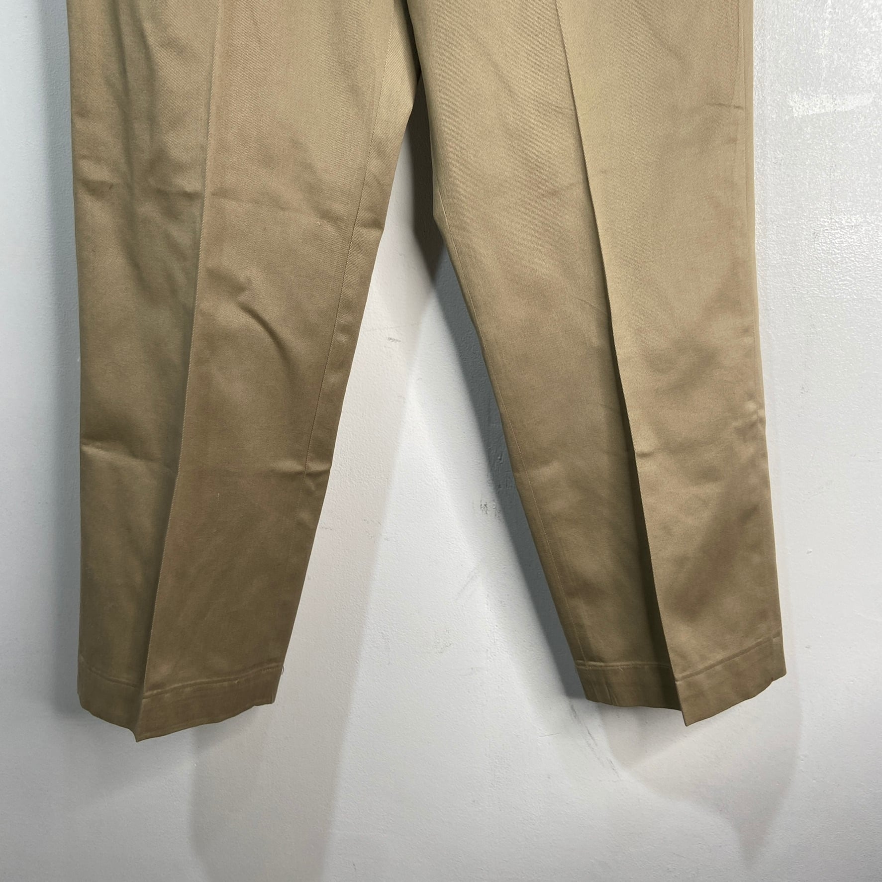 送料無料』70s U.S.ARMY ミリタリートラウザーズチノパンツ カーキ 